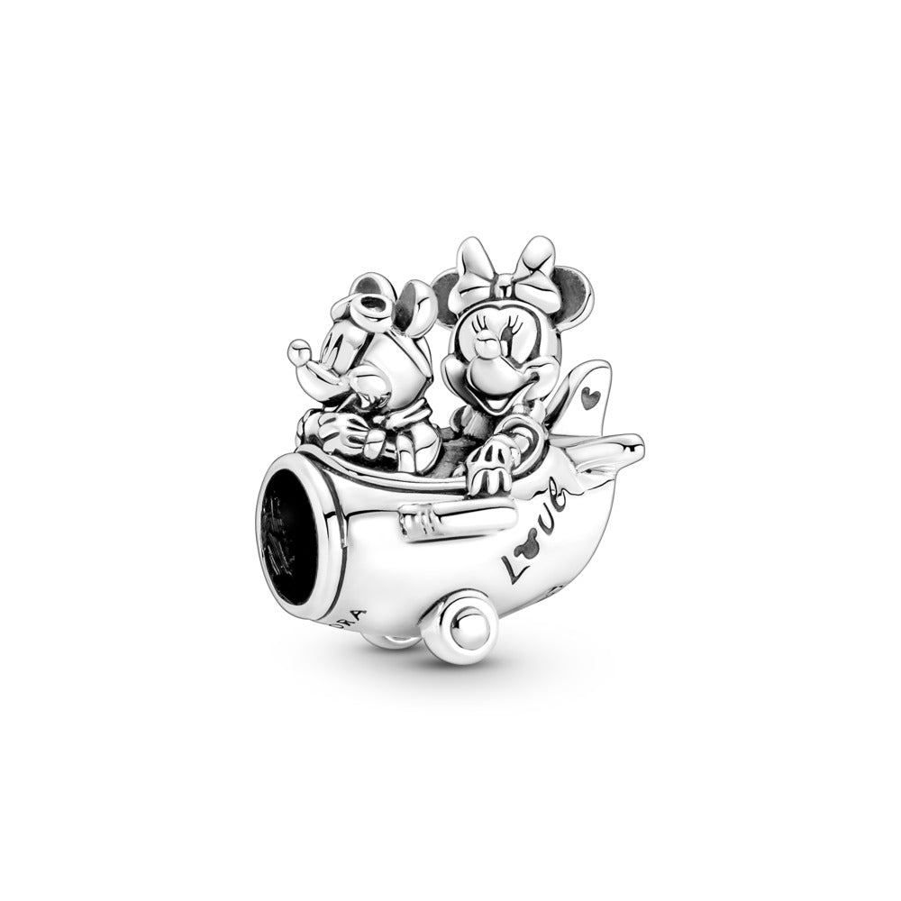FINAL SALE- Pandora Disney Mickey Mouse & Minnie Mouse Airplane Charm