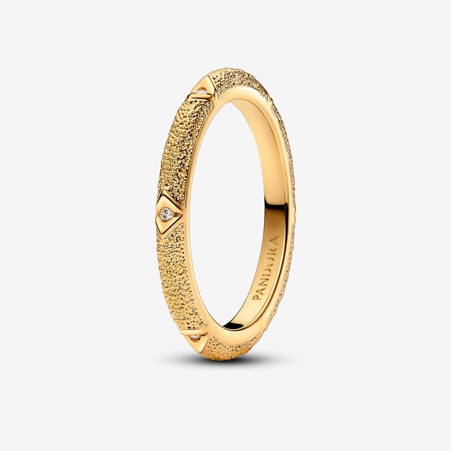 FINAL SALE- Pandora ME Texture & Stones Ring, Size 7.5