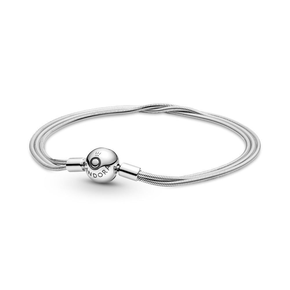 Pandora Moments Multi Snake Chain Bracelet, 7.1"
