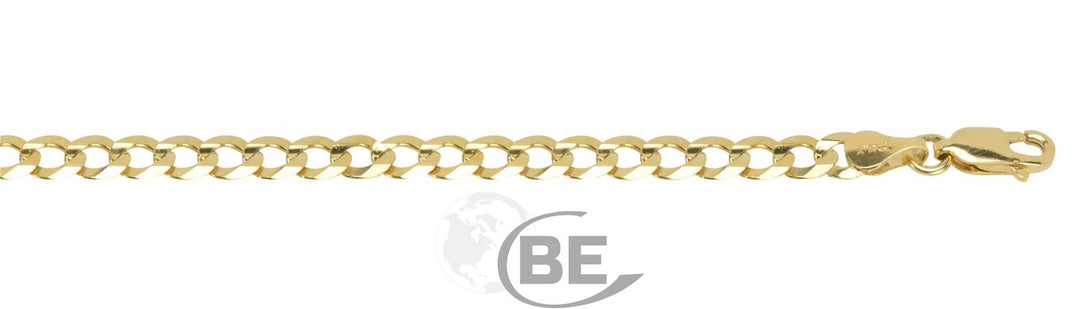10 Karat Curb Link Bracelet, 8.5 "