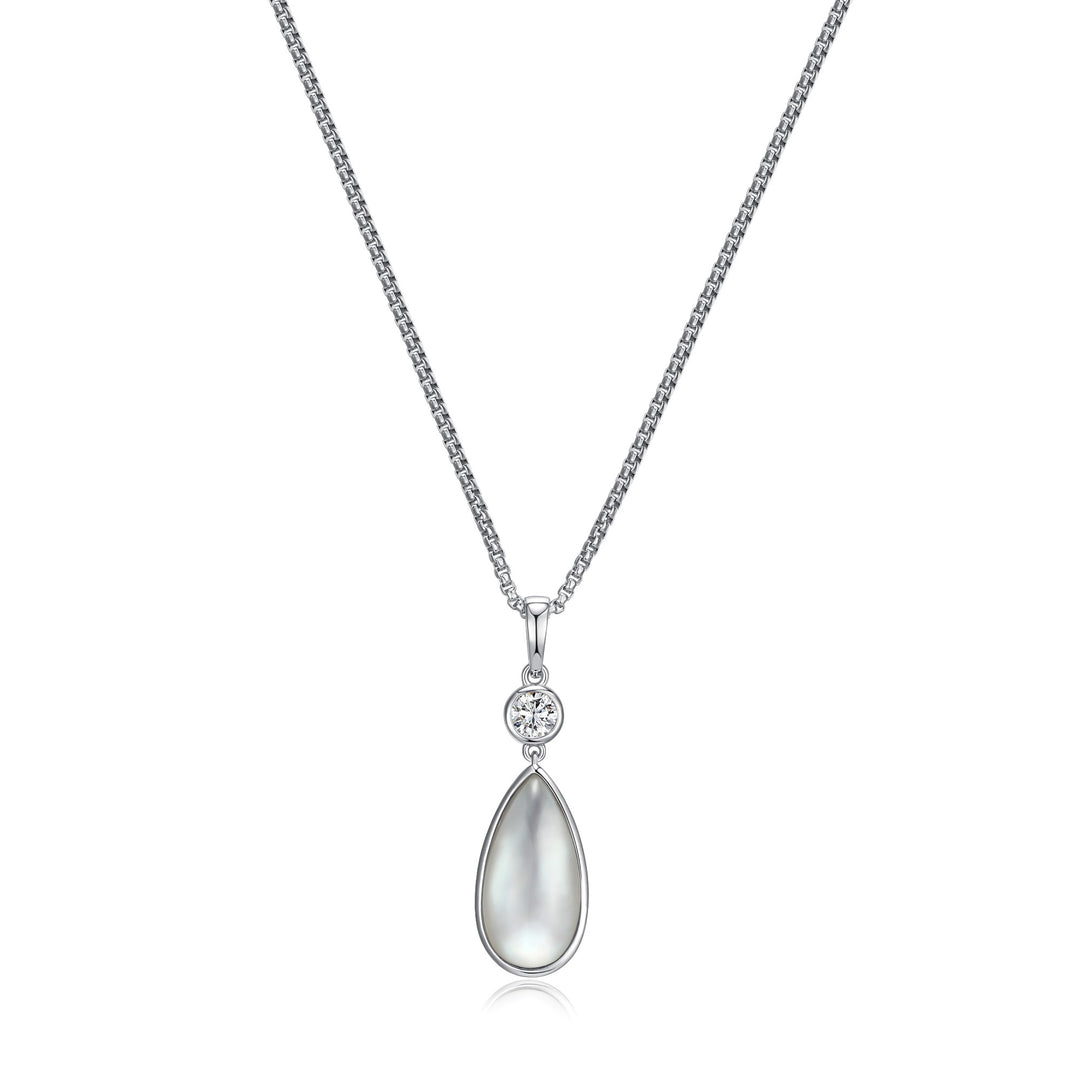 ELLE "ETHEREAL" rhodium plated