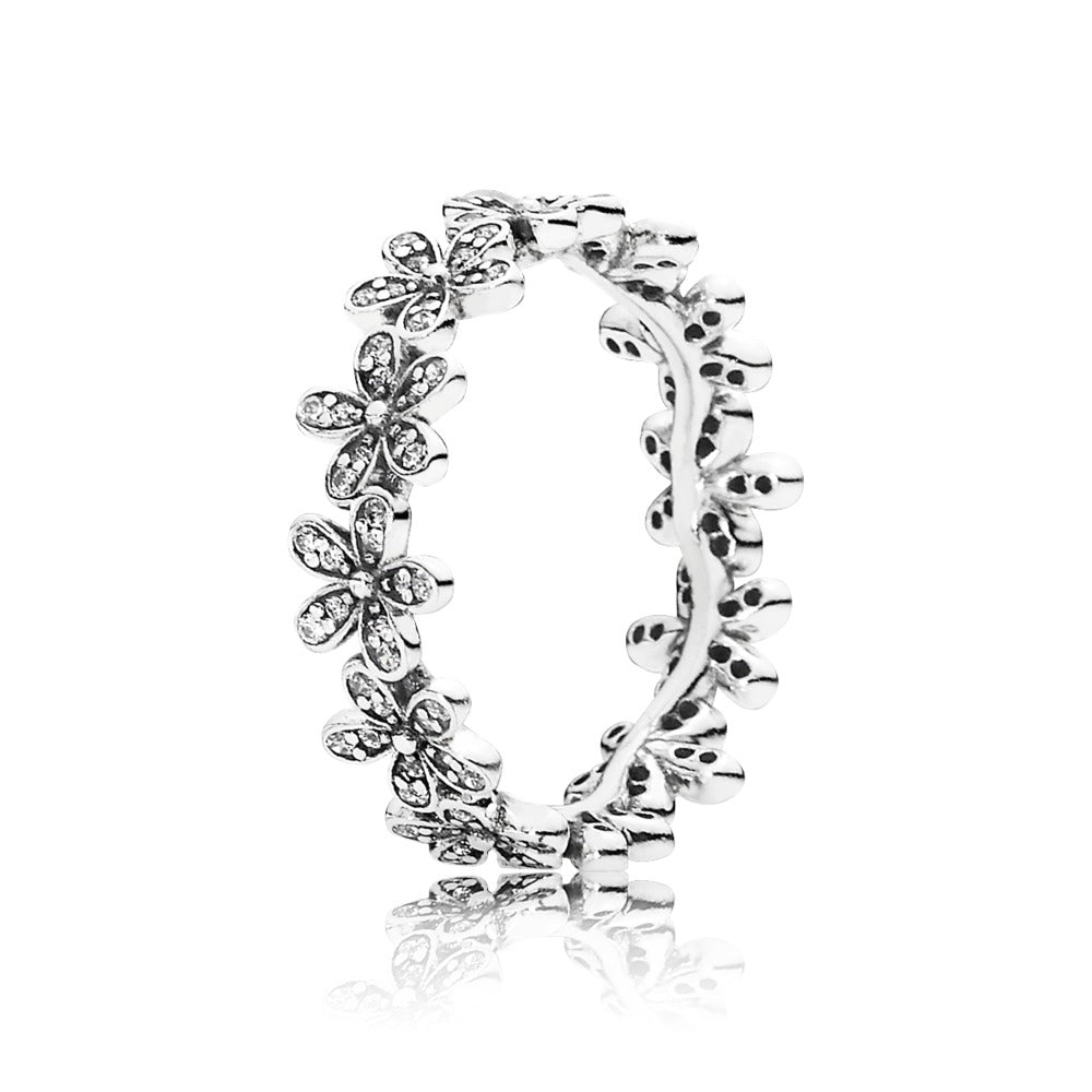 FINAL SALE- Pandora Daisy Flower Ring, size 5.0