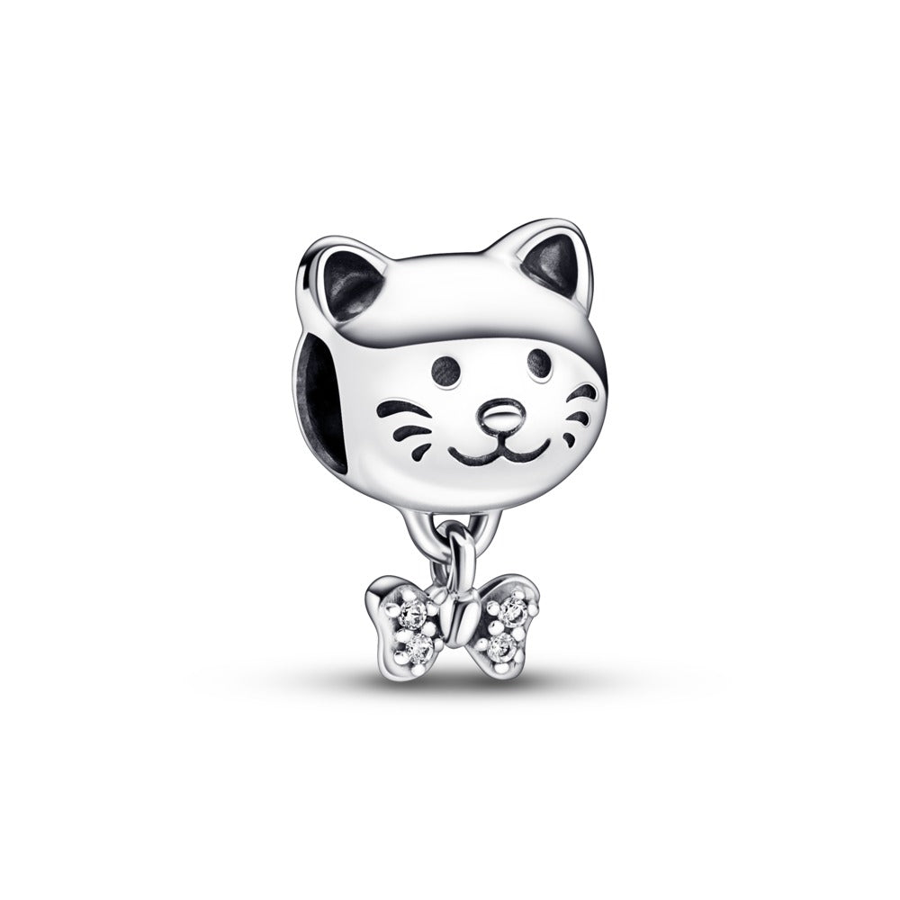 Pandora Pet Cat & Bow Charm