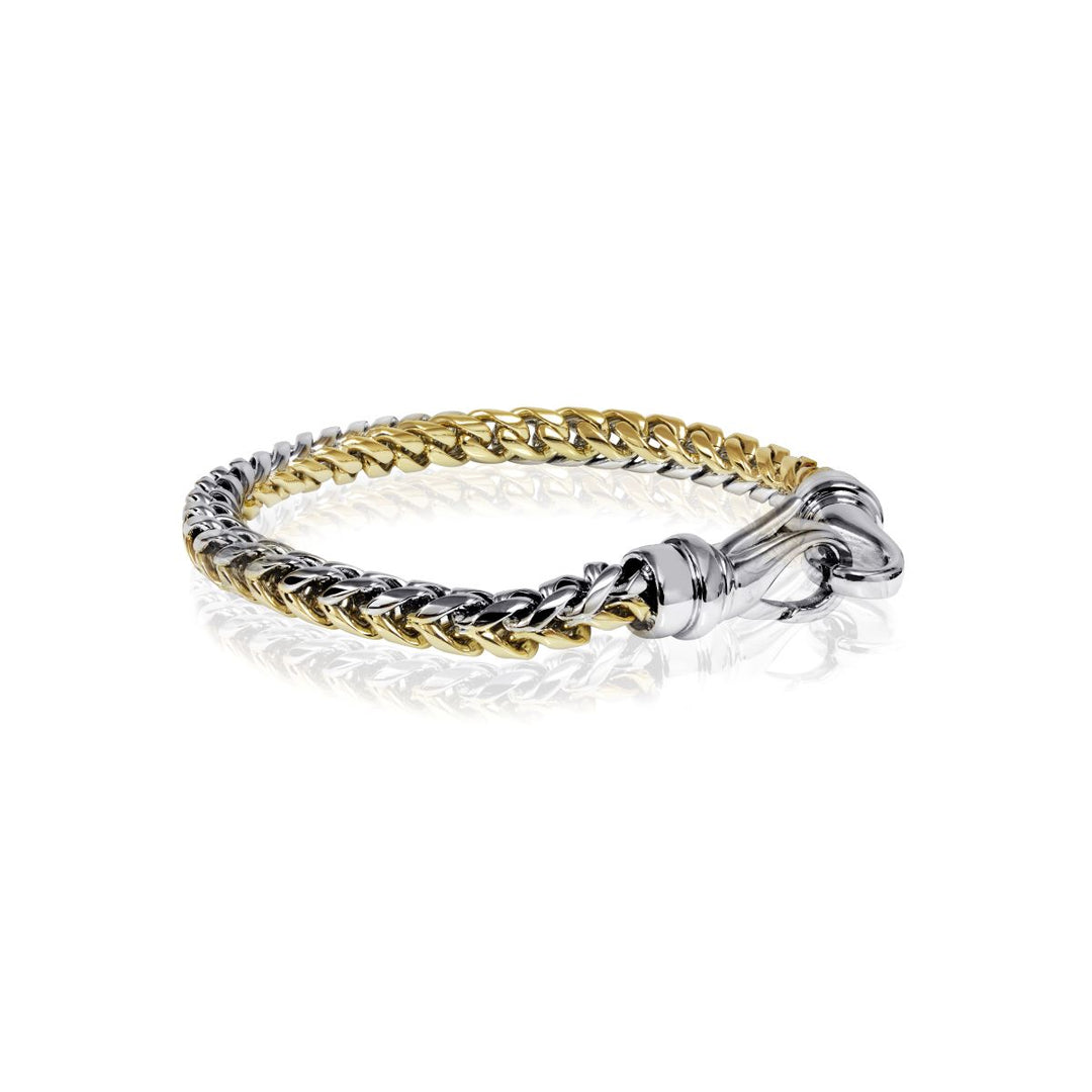 Italgem Two Tone Franco Bracelet