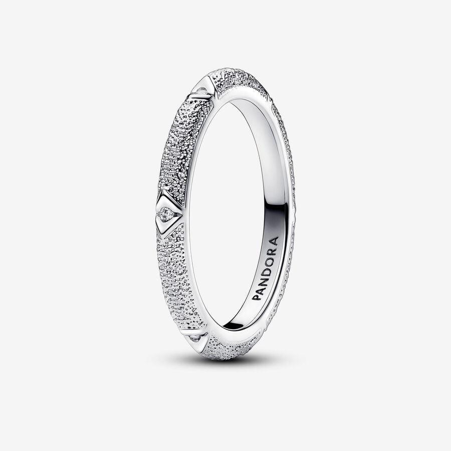 FINAL SALE- Pandora Pandora ME Texture & Stones Ring, Size 7.5