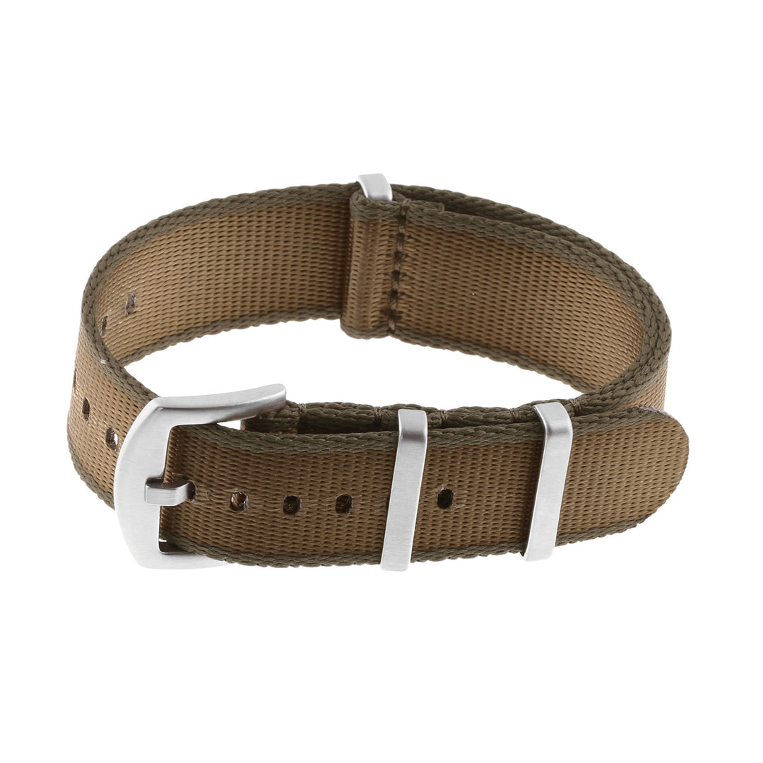 Seat belt nato strap dark gree