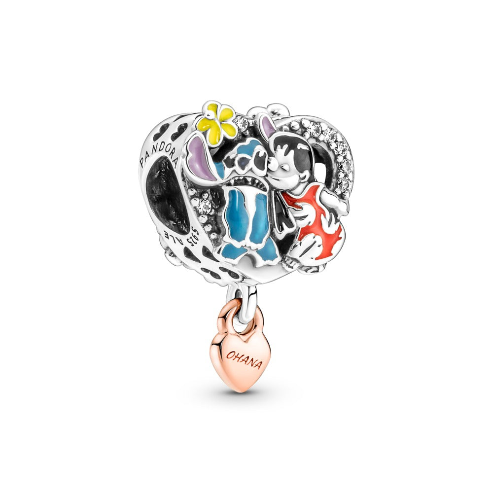 FINAL SALE- Pandora Disney Ohana Lilo & Stitch Inspired Charm