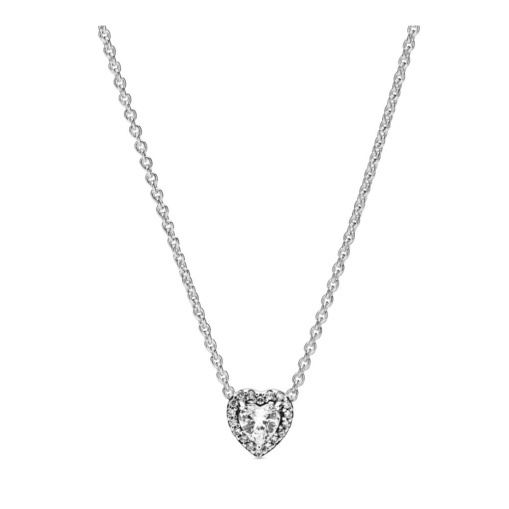 Pandora Elevated Heart Necklace, 17.7"