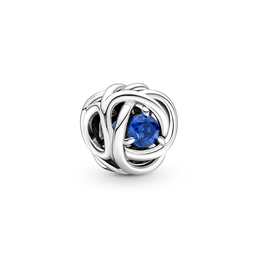 Pandora September Blue Eternity Circle Charm
