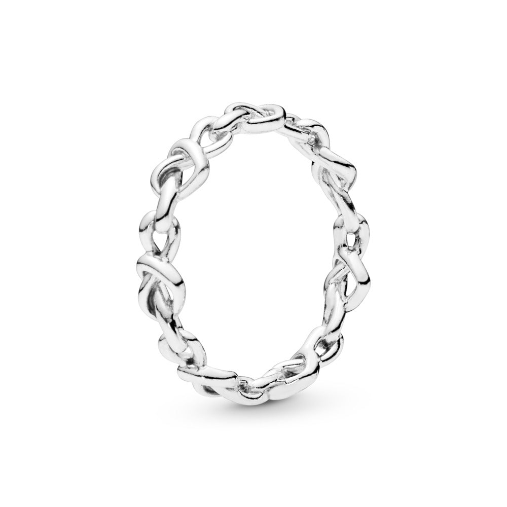 FINAL SALE- Pandora Knotted Hearts Ring, size 7.5