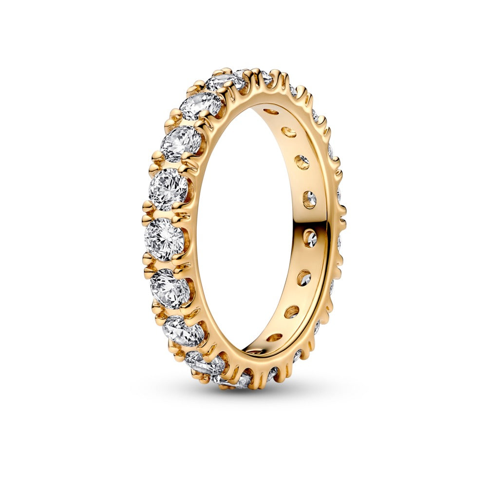Pandora Sparkling Row Eternity Ring, size 6