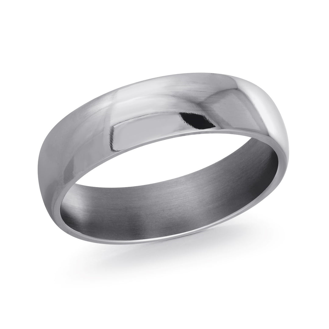 Comfort Fit Tantalum 6MM Band with Polished Finish