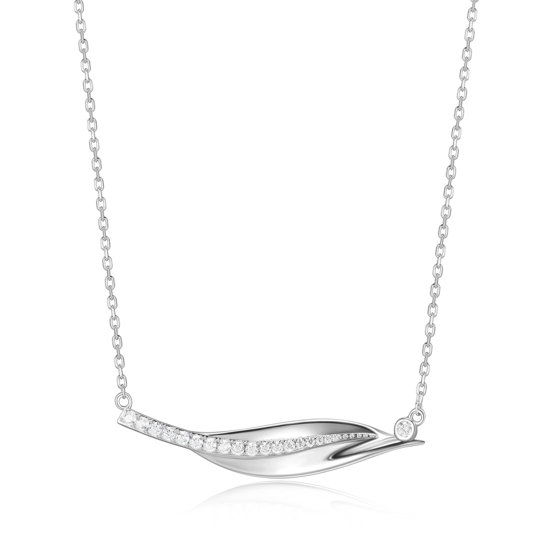 ELLE Foliage Bar Necklace