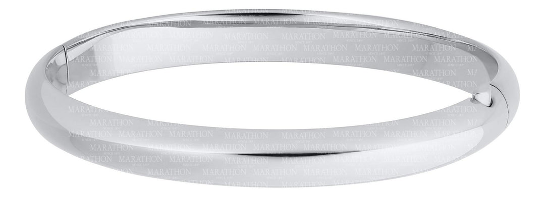 Sterling Silver Bangle Bracelet, 7"