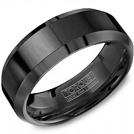 30% OFF - Black High Polished Ceramic Band