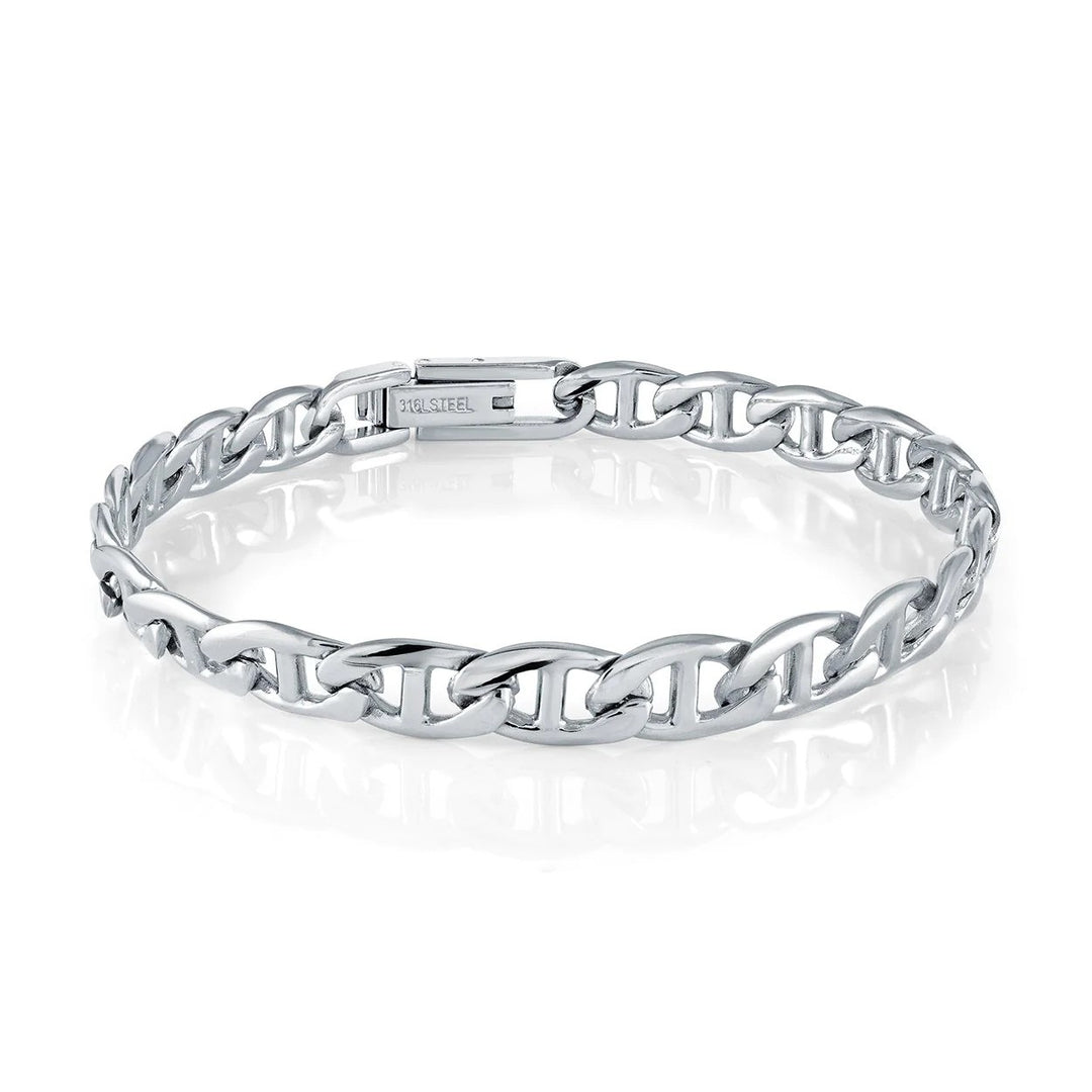 FINAL SALE - Italgem Mariner Link Bracelet, 8"