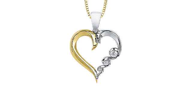 MLD 10k white and yellow gold
