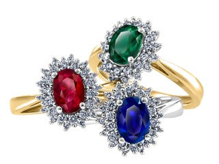 10k yellow & white gold 7x5 ov