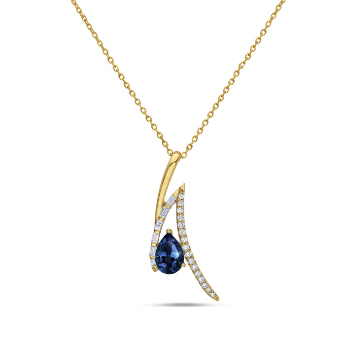 14k yellow gold pendant (25 x