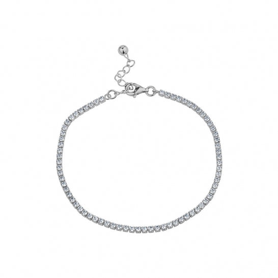 Sterling Silver 2mm CZ tennis