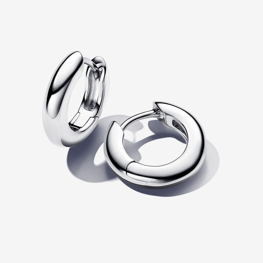 Pandora Round Hoop Earrings