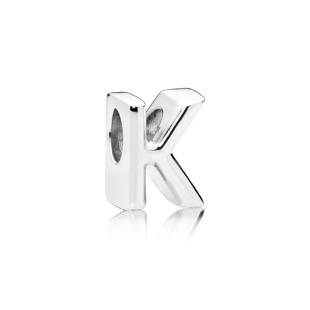 FINAL SALE- Pandora Letter K Alphabet Charm