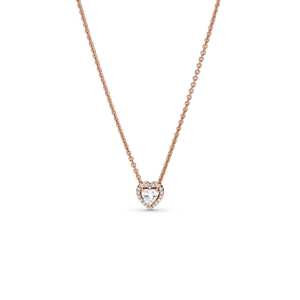 Pandora Sparkling Heart Collier Necklace, 17.7"