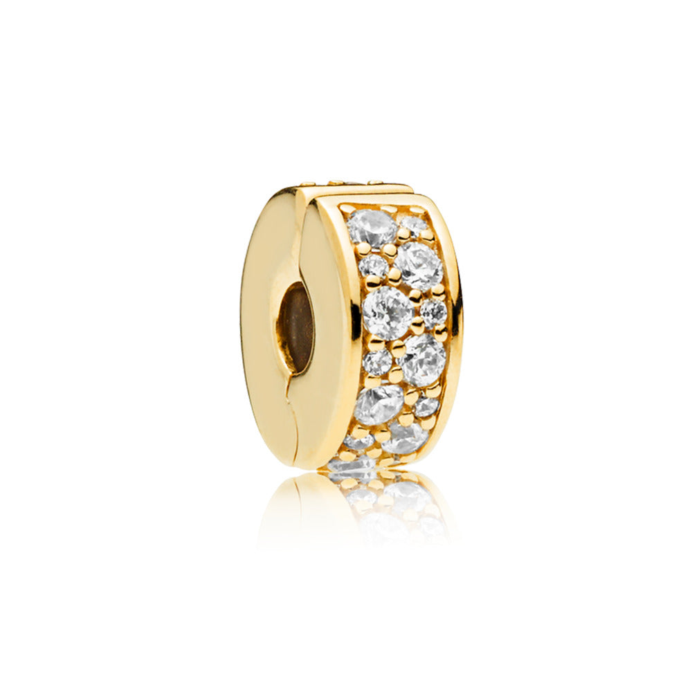Clear Pavé Clip Charm