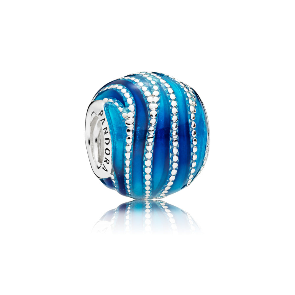 Pandora Blue Wave Moments Charm
