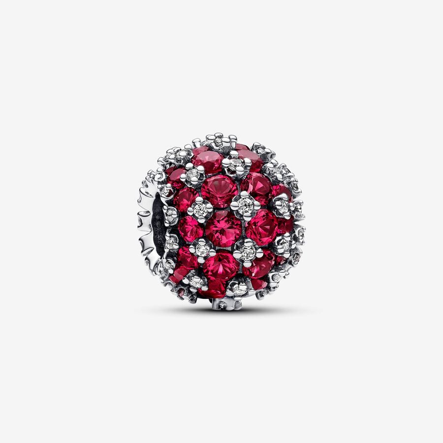 Pandora Sparkling Pavé Round Pink Charm