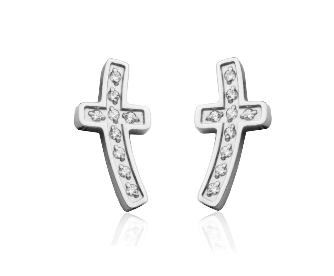 STEELX Cross Stud Earrings