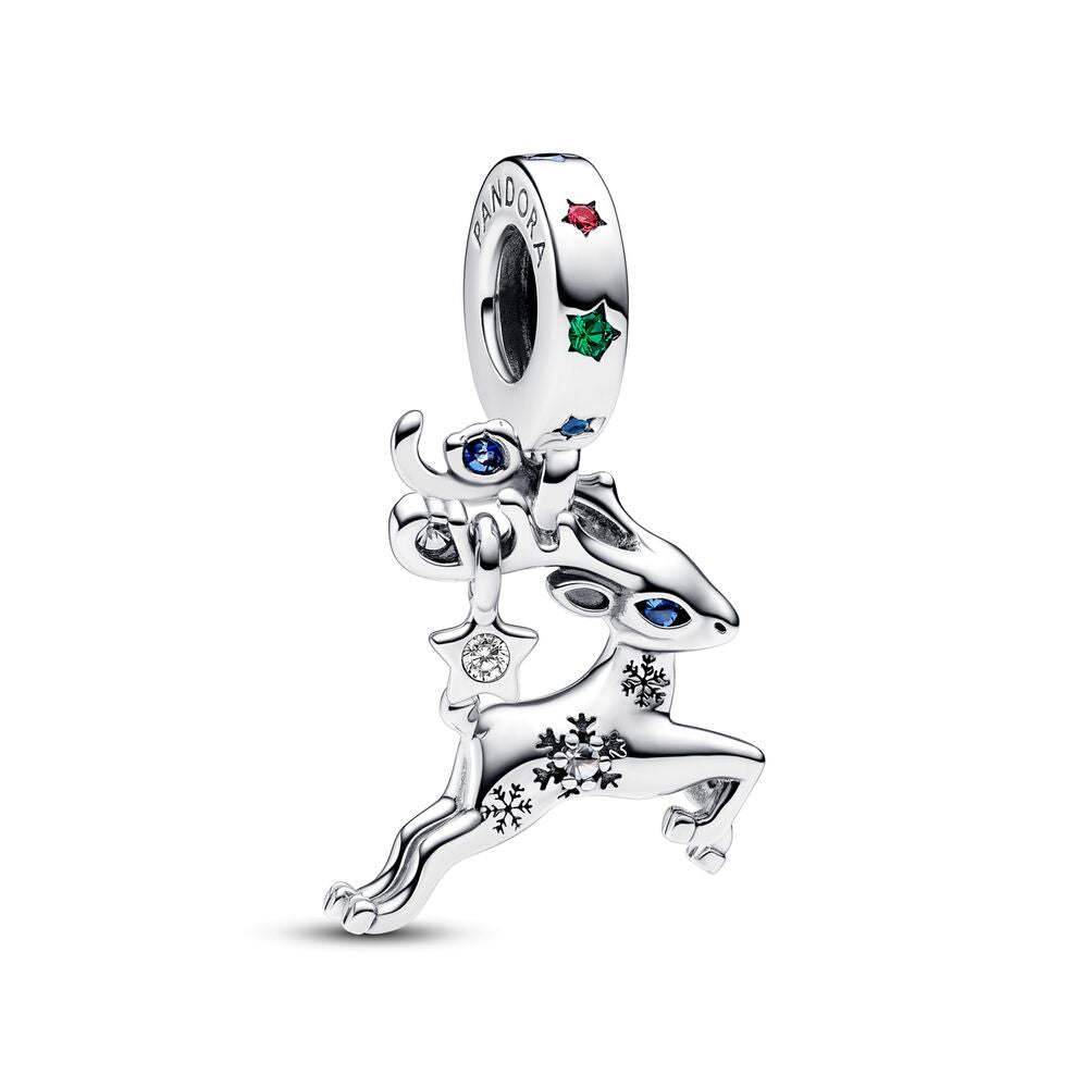 FINAL SALE - Pandora Magical Christmas Reindeer Dangle Charm