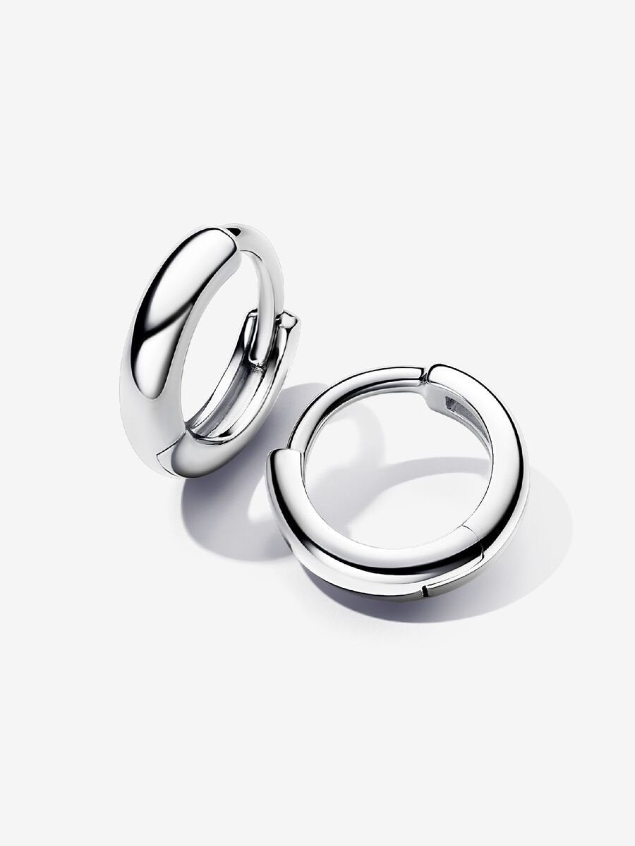 Pandora Essence Round Huggie Hoop Earrings