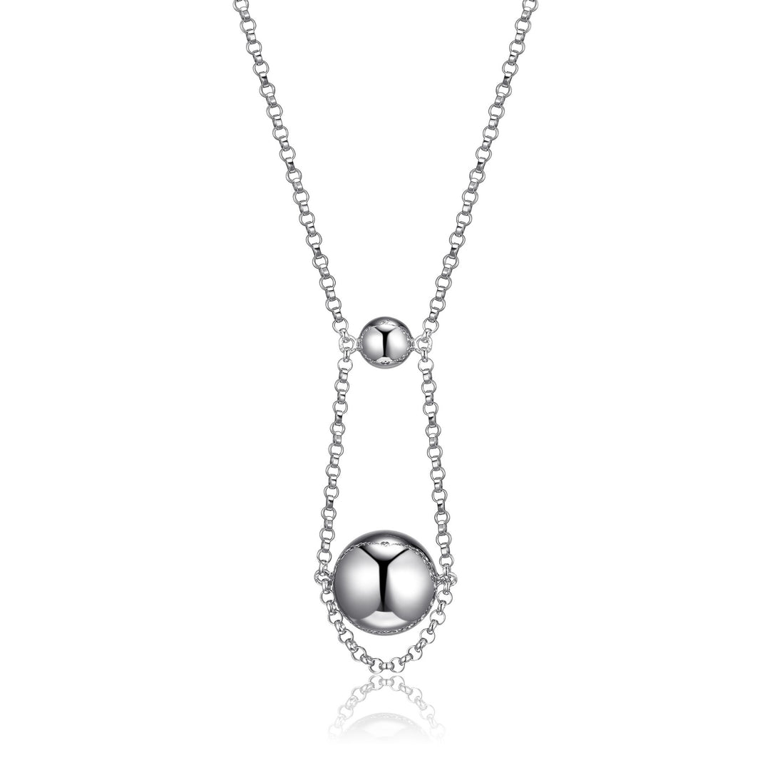 ELLE Sterling Silver "Orb" Necklace - 19"
