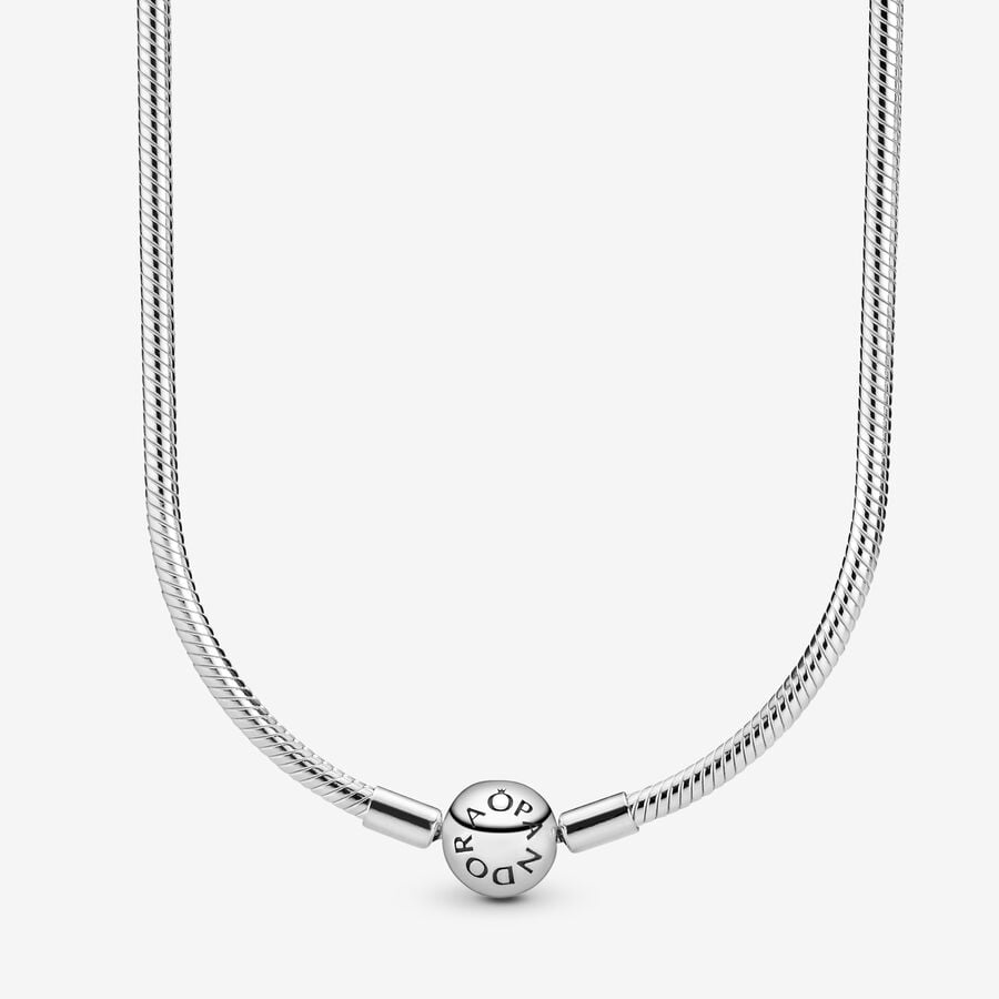 Pandora Moments Snake Chain Necklace, 15.7"