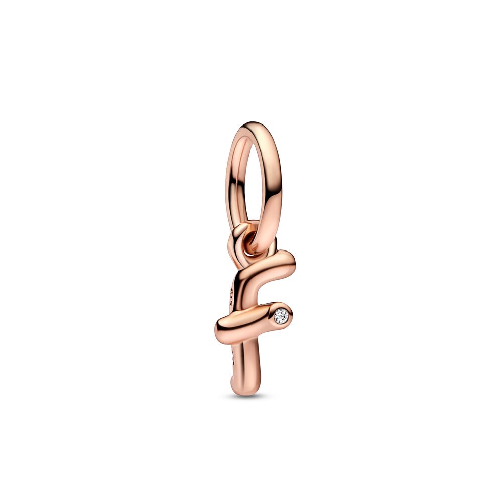FINAL SALE - Pandora Letter f Script Alphabet Dangle Charm