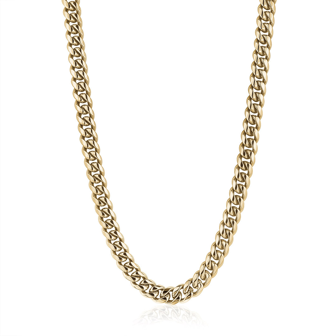 Italgem Gold Tone Cuban Chain, 24"