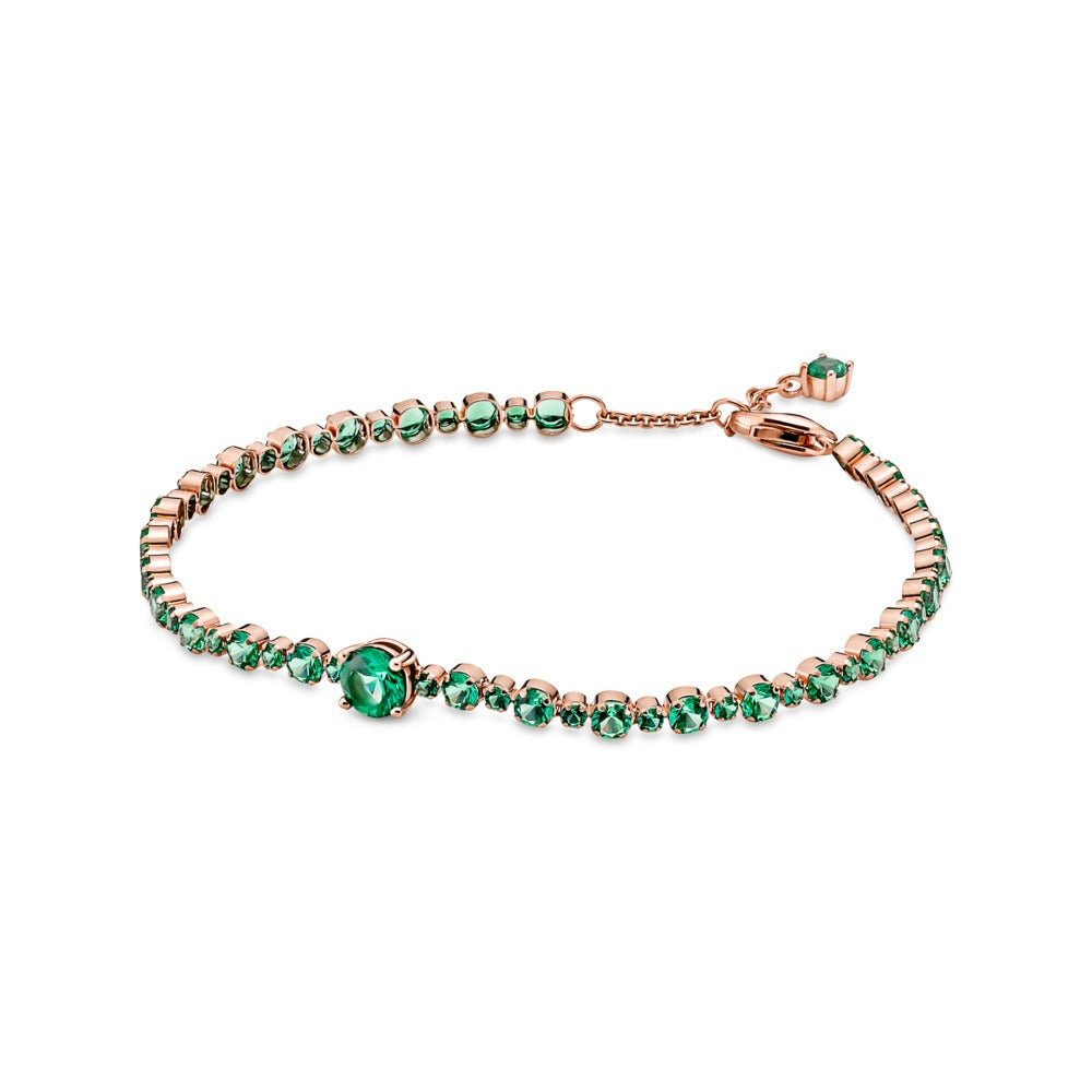 Pandora Sparkling Pavé Tennis Bracelet, 7.9"