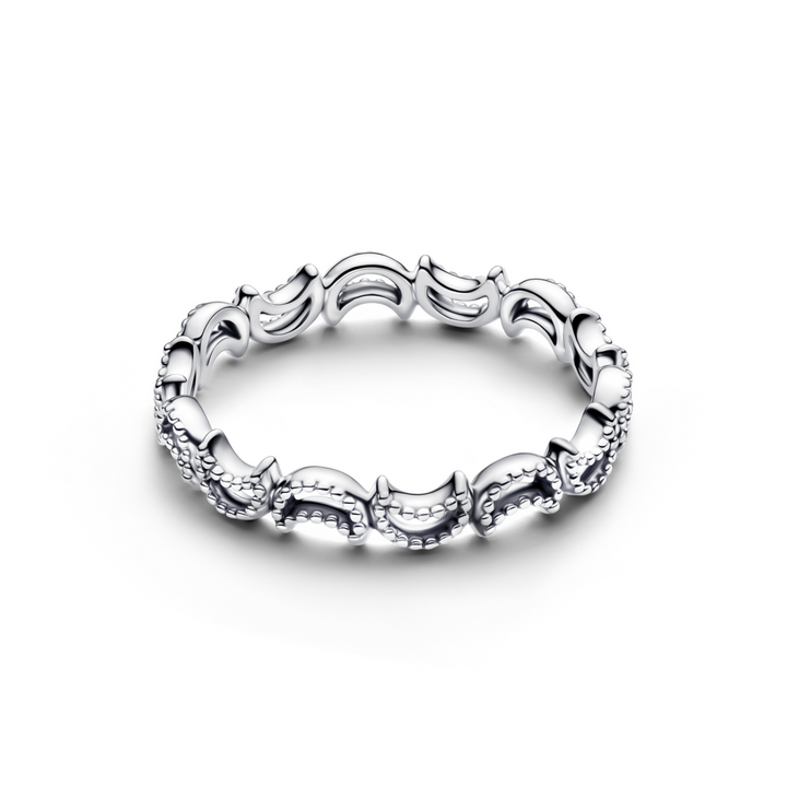 Pandora Crescent Moon Ring, Size 7