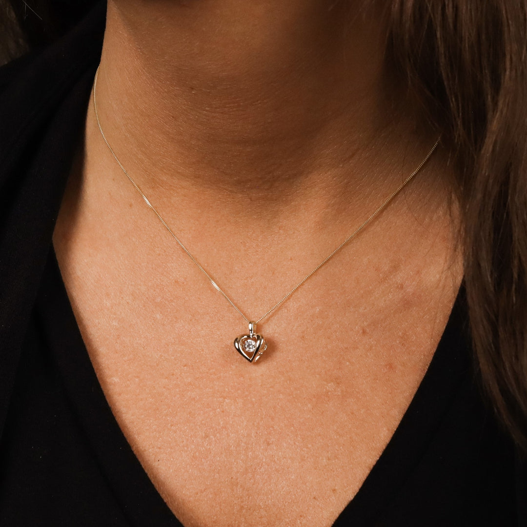 10k yellow gold Twinkle heart
