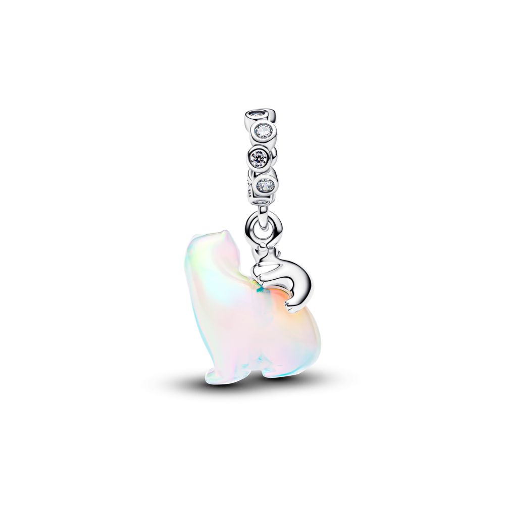 Pandora Polar Bear Mother & Cub Dangle Charm