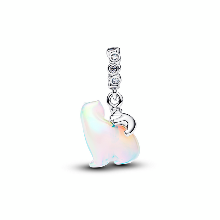 Pandora Polar Bear Mother & Cub Dangle Charm