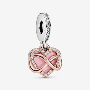 Pandora Moments Sparkling Infinity Heart Dangle Charm