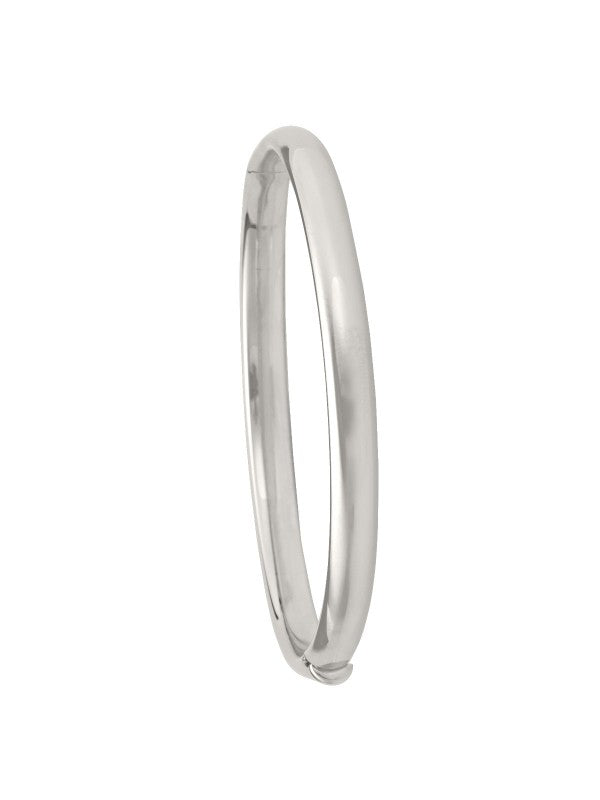 10K Hollow Round Tube Bangle