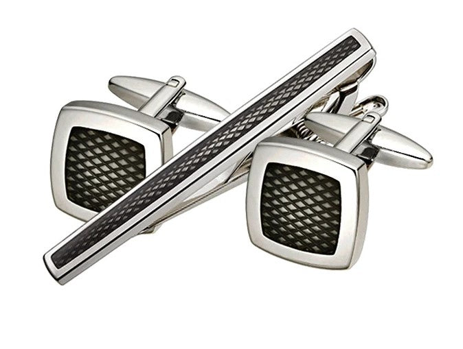 Tie Bar & Cufflink Set