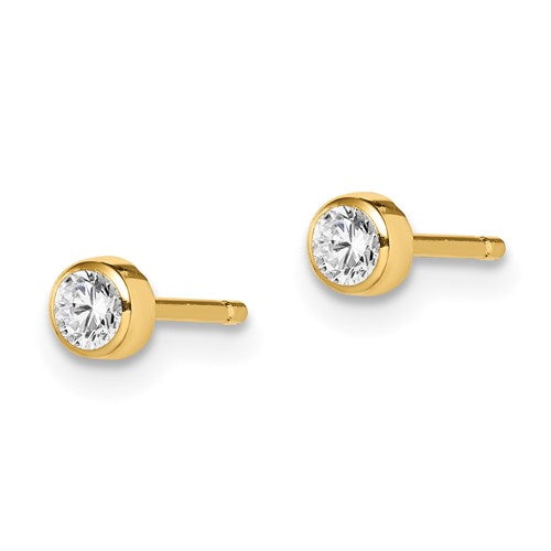 14k CZ Stud