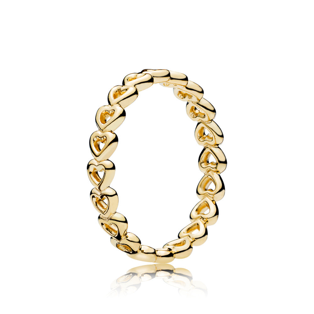 FINAL SALE - Pandora Band of Hearts Ring