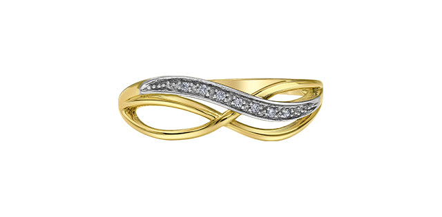 Diamond Days 10k yellow ring f