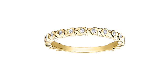 10 Karat Diamond Ring, 0.06 TDW