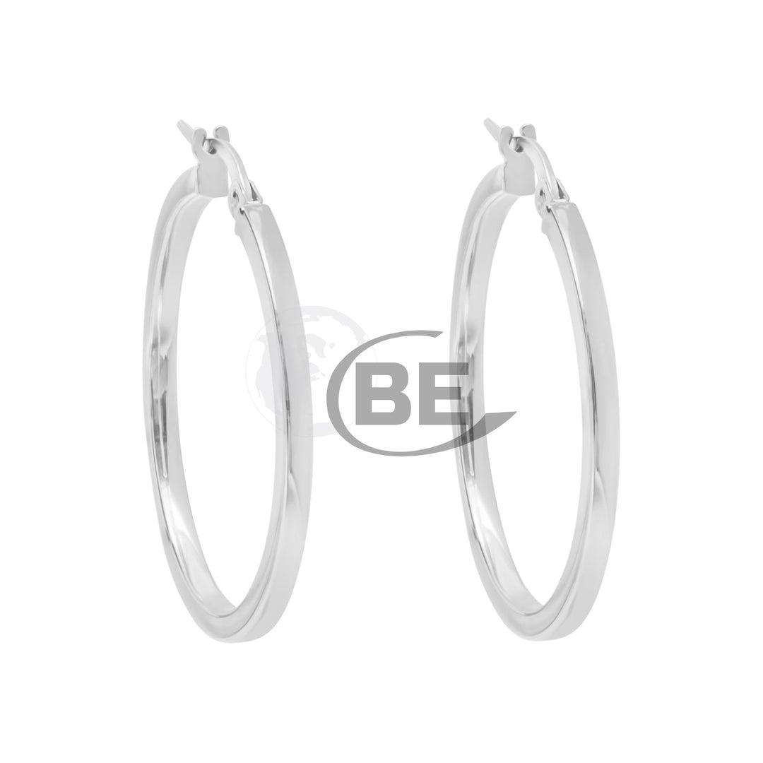 10K 30mm Hoop Earrings